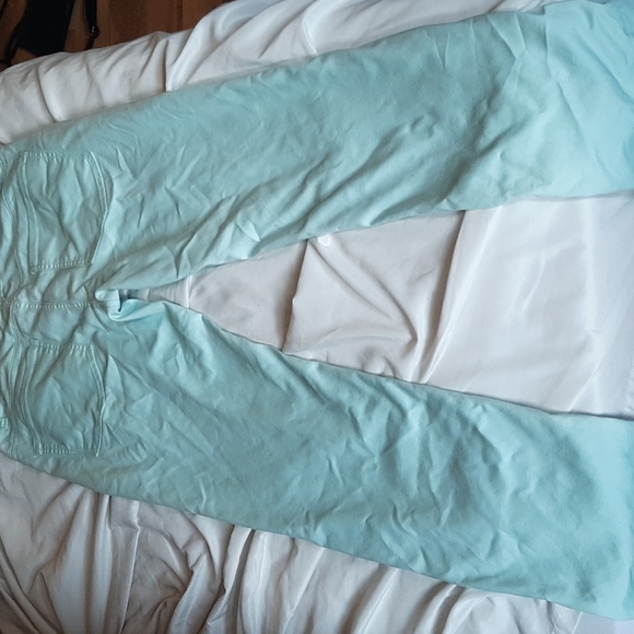 Liverpool Jeans Company teal colored jeans size 12 - Picture 3 of 4